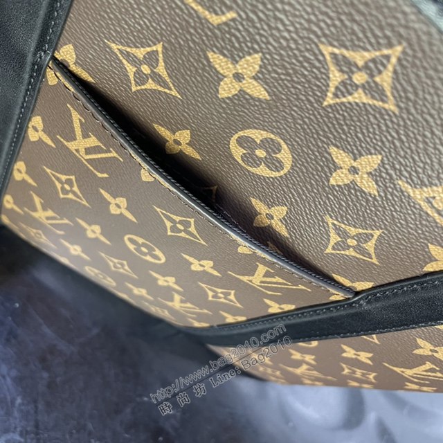 LV專櫃新款男包 路易威登Week-End Tote手袋 M45734 LV老花百搭款男手提肩背包  ydh4400